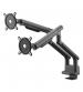 One For All DM7210 Design Line Dual Monitor Mount - Titanium